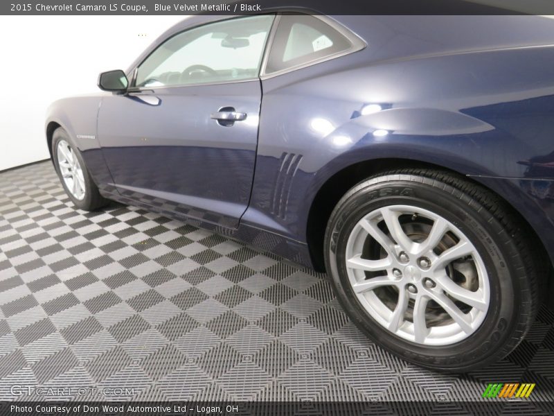 Blue Velvet Metallic / Black 2015 Chevrolet Camaro LS Coupe