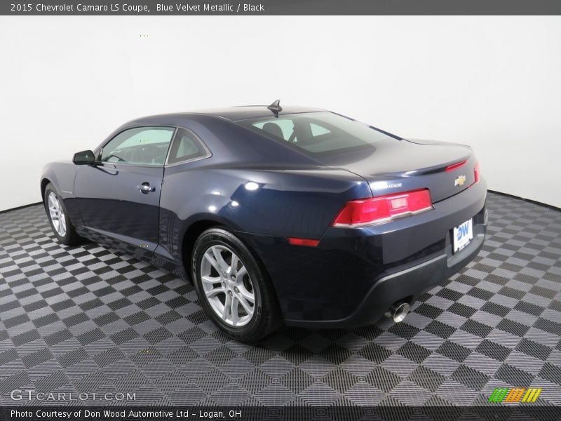 Blue Velvet Metallic / Black 2015 Chevrolet Camaro LS Coupe