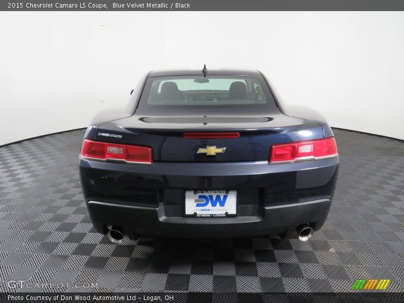 Blue Velvet Metallic / Black 2015 Chevrolet Camaro LS Coupe