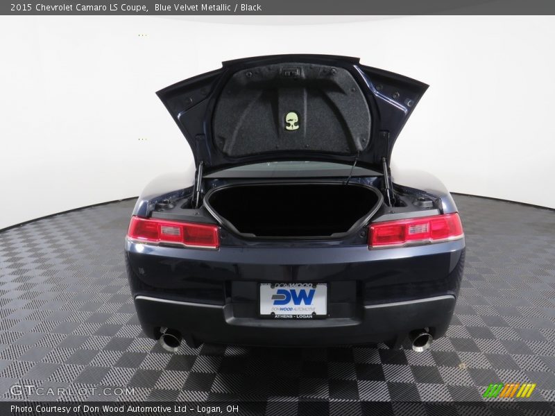 Blue Velvet Metallic / Black 2015 Chevrolet Camaro LS Coupe