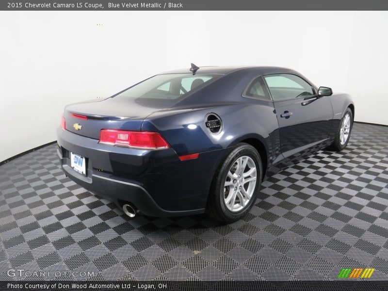 Blue Velvet Metallic / Black 2015 Chevrolet Camaro LS Coupe