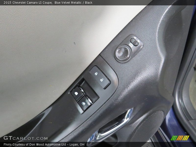 Blue Velvet Metallic / Black 2015 Chevrolet Camaro LS Coupe