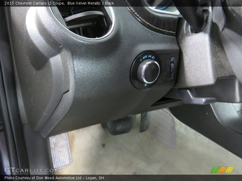 Blue Velvet Metallic / Black 2015 Chevrolet Camaro LS Coupe