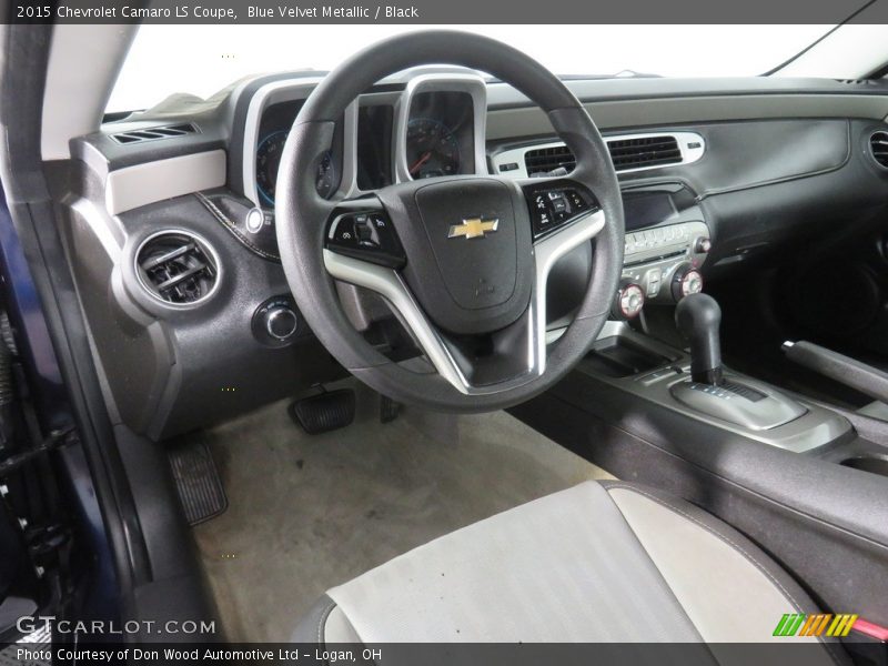 Blue Velvet Metallic / Black 2015 Chevrolet Camaro LS Coupe