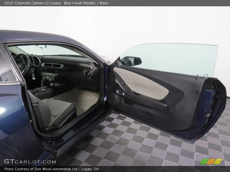 Blue Velvet Metallic / Black 2015 Chevrolet Camaro LS Coupe