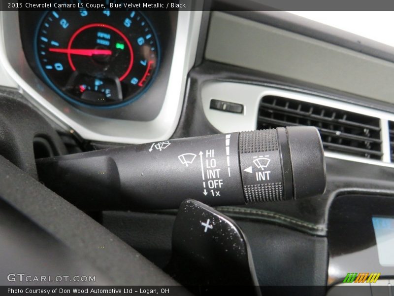 Blue Velvet Metallic / Black 2015 Chevrolet Camaro LS Coupe