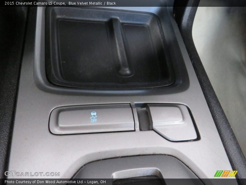 Blue Velvet Metallic / Black 2015 Chevrolet Camaro LS Coupe