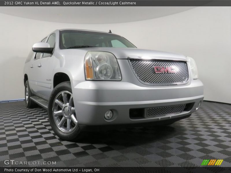 Quicksilver Metallic / Cocoa/Light Cashmere 2012 GMC Yukon XL Denali AWD