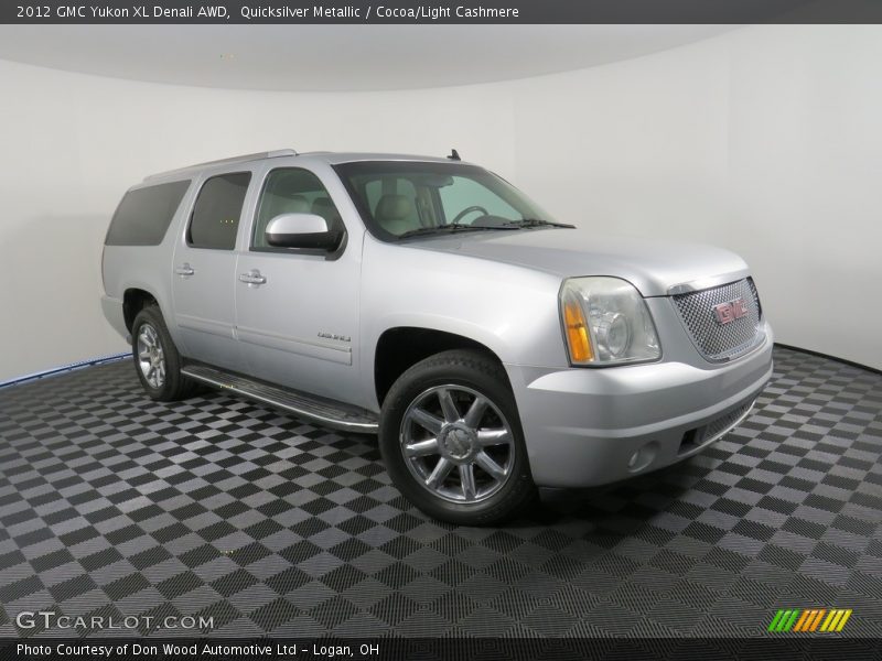 Quicksilver Metallic / Cocoa/Light Cashmere 2012 GMC Yukon XL Denali AWD