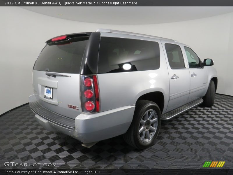 Quicksilver Metallic / Cocoa/Light Cashmere 2012 GMC Yukon XL Denali AWD