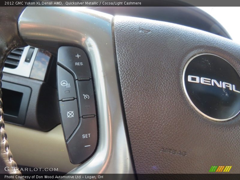 Quicksilver Metallic / Cocoa/Light Cashmere 2012 GMC Yukon XL Denali AWD