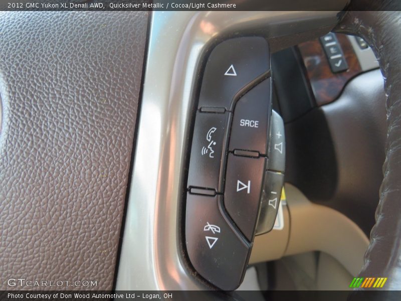 Quicksilver Metallic / Cocoa/Light Cashmere 2012 GMC Yukon XL Denali AWD