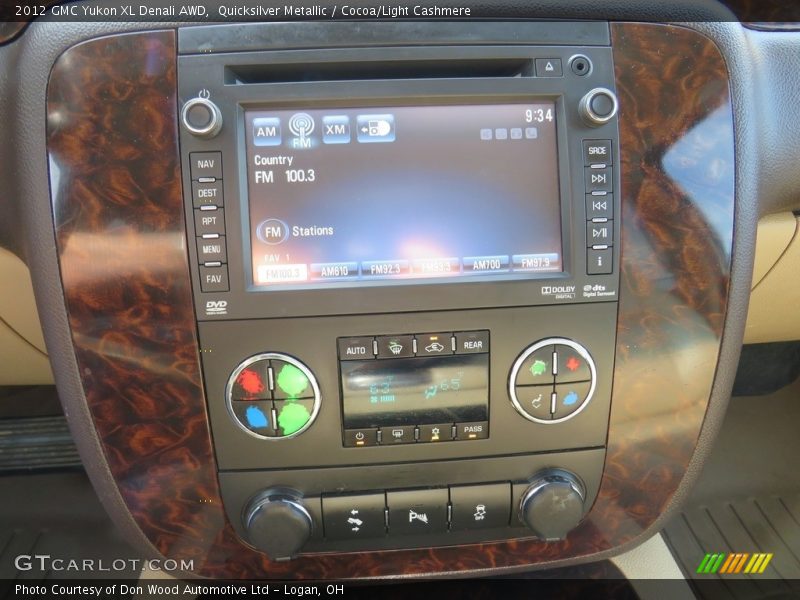 Quicksilver Metallic / Cocoa/Light Cashmere 2012 GMC Yukon XL Denali AWD