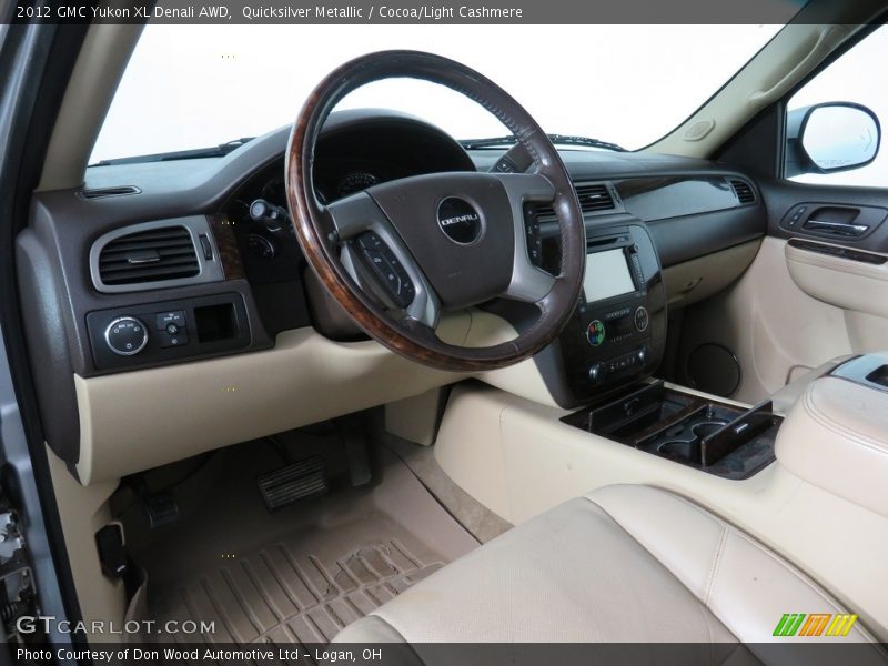 Quicksilver Metallic / Cocoa/Light Cashmere 2012 GMC Yukon XL Denali AWD