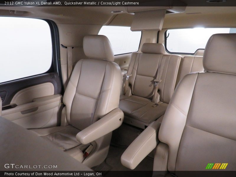 Quicksilver Metallic / Cocoa/Light Cashmere 2012 GMC Yukon XL Denali AWD
