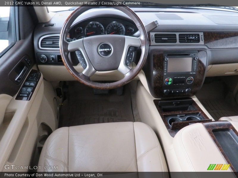 Quicksilver Metallic / Cocoa/Light Cashmere 2012 GMC Yukon XL Denali AWD