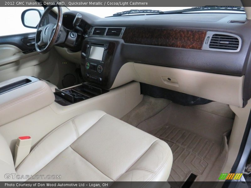 Quicksilver Metallic / Cocoa/Light Cashmere 2012 GMC Yukon XL Denali AWD