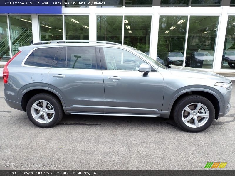 Osmium Grey Metallic / Blonde 2018 Volvo XC90 T5 AWD