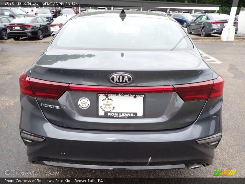 Gravity Grey / Black 2020 Kia Forte LXS