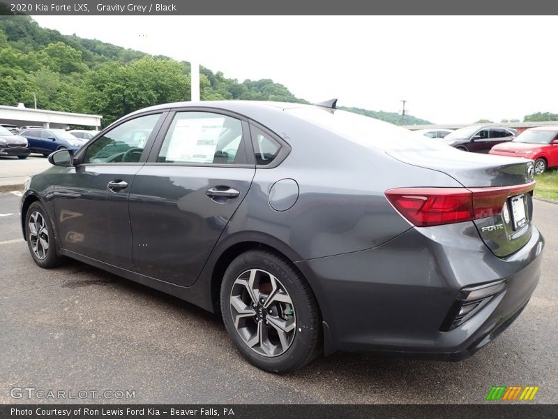 Gravity Grey / Black 2020 Kia Forte LXS