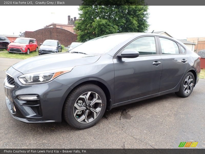 Gravity Grey / Black 2020 Kia Forte LXS