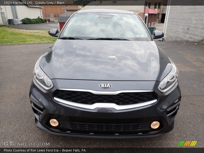 Gravity Grey / Black 2020 Kia Forte LXS