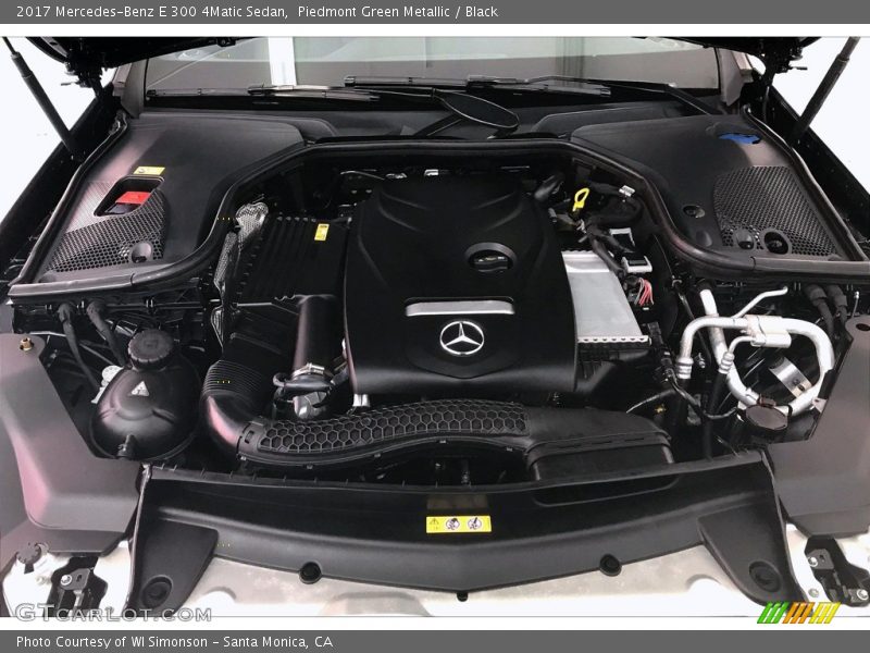Piedmont Green Metallic / Black 2017 Mercedes-Benz E 300 4Matic Sedan