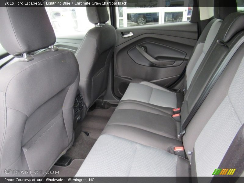 Lightning Blue / Chromite Gray/Charcoal Black 2019 Ford Escape SE