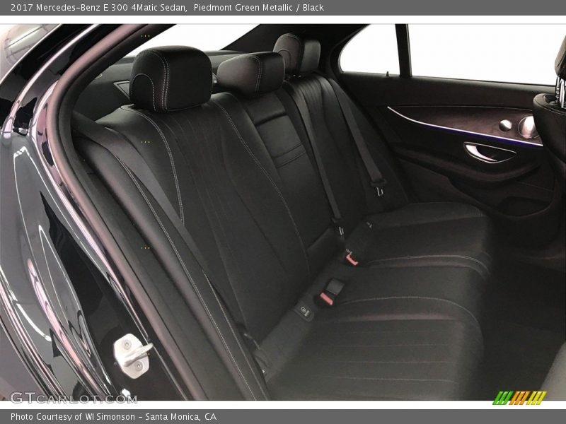 Piedmont Green Metallic / Black 2017 Mercedes-Benz E 300 4Matic Sedan