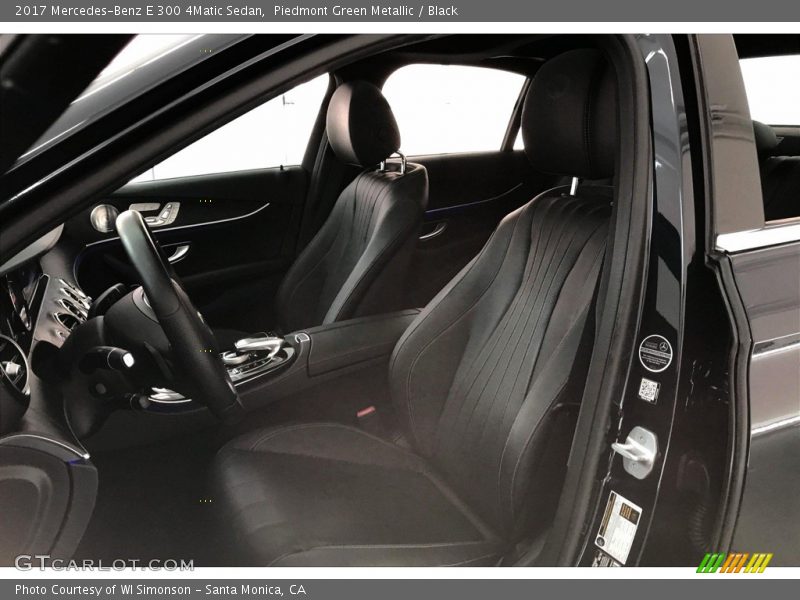 Piedmont Green Metallic / Black 2017 Mercedes-Benz E 300 4Matic Sedan