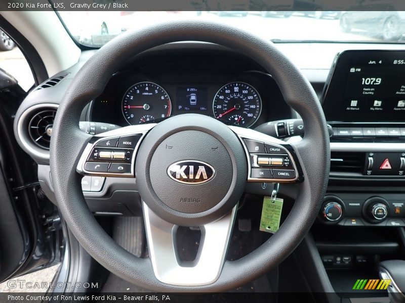 Gravity Grey / Black 2020 Kia Forte LXS