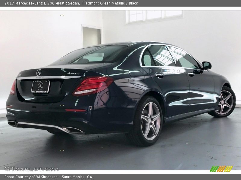 Piedmont Green Metallic / Black 2017 Mercedes-Benz E 300 4Matic Sedan