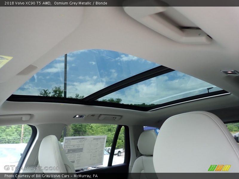 Osmium Grey Metallic / Blonde 2018 Volvo XC90 T5 AWD