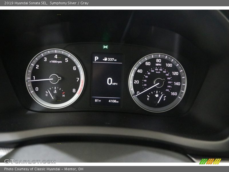 Symphony Silver / Gray 2019 Hyundai Sonata SEL