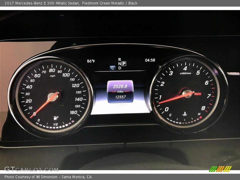Piedmont Green Metallic / Black 2017 Mercedes-Benz E 300 4Matic Sedan