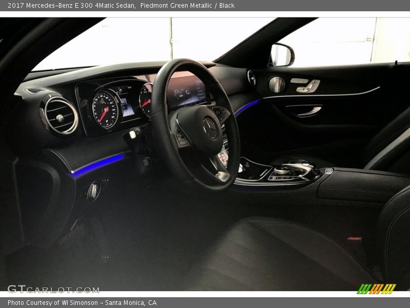 Piedmont Green Metallic / Black 2017 Mercedes-Benz E 300 4Matic Sedan