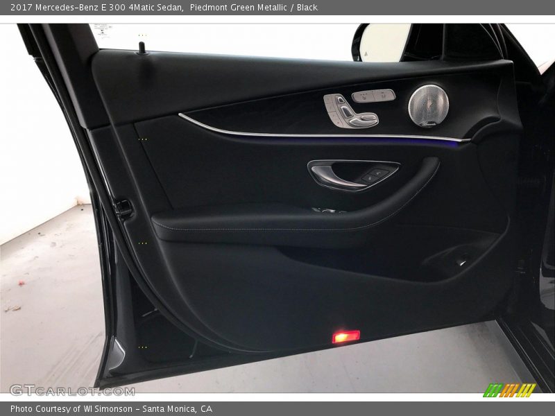 Piedmont Green Metallic / Black 2017 Mercedes-Benz E 300 4Matic Sedan