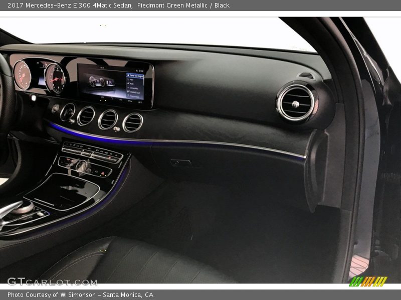 Piedmont Green Metallic / Black 2017 Mercedes-Benz E 300 4Matic Sedan