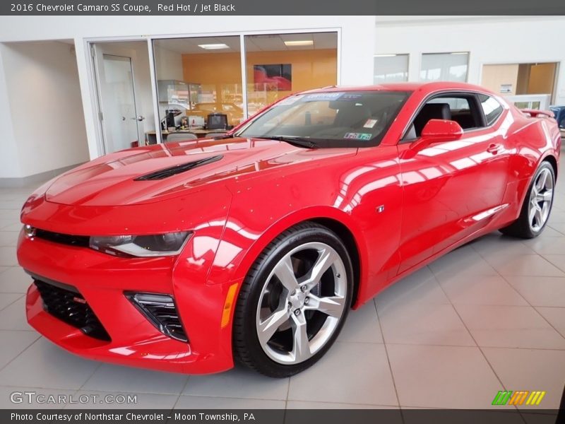 Red Hot / Jet Black 2016 Chevrolet Camaro SS Coupe