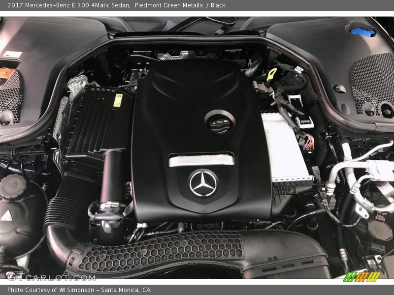 Piedmont Green Metallic / Black 2017 Mercedes-Benz E 300 4Matic Sedan