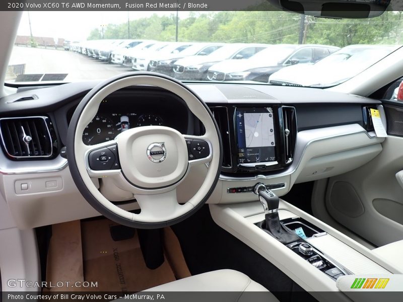  2020 XC60 T6 AWD Momentum Blonde Interior