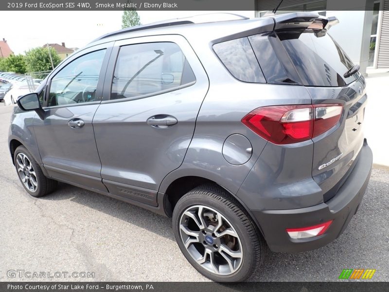 Smoke Metallic / Ebony Black 2019 Ford EcoSport SES 4WD