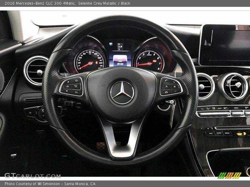 Selenite Grey Metallic / Black 2016 Mercedes-Benz GLC 300 4Matic