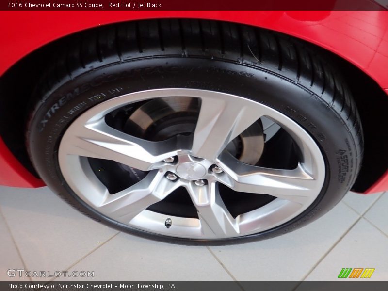 Red Hot / Jet Black 2016 Chevrolet Camaro SS Coupe