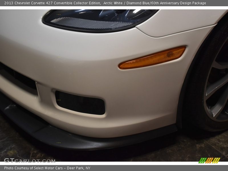 Arctic White / Diamond Blue/60th Anniversary Design Package 2013 Chevrolet Corvette 427 Convertible Collector Edition