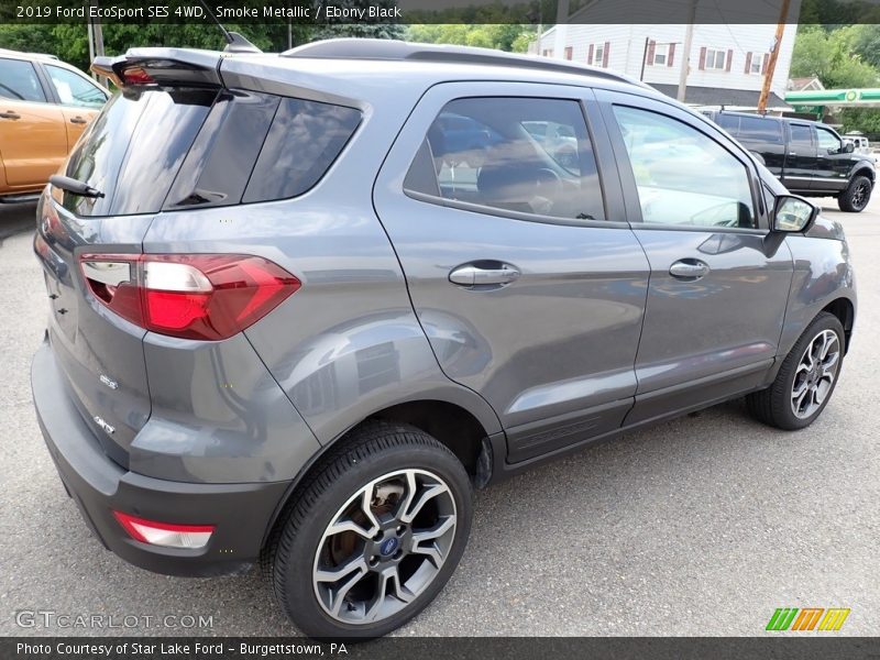 Smoke Metallic / Ebony Black 2019 Ford EcoSport SES 4WD