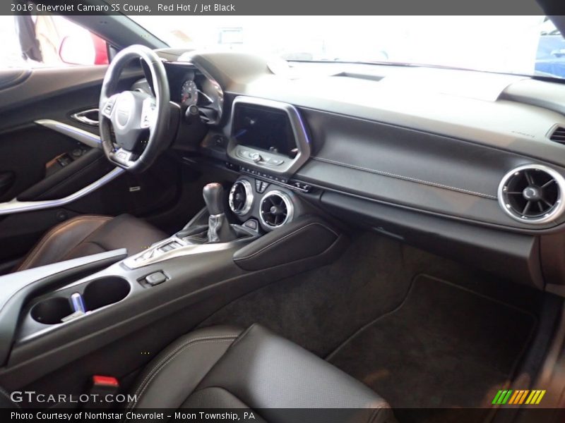 Red Hot / Jet Black 2016 Chevrolet Camaro SS Coupe