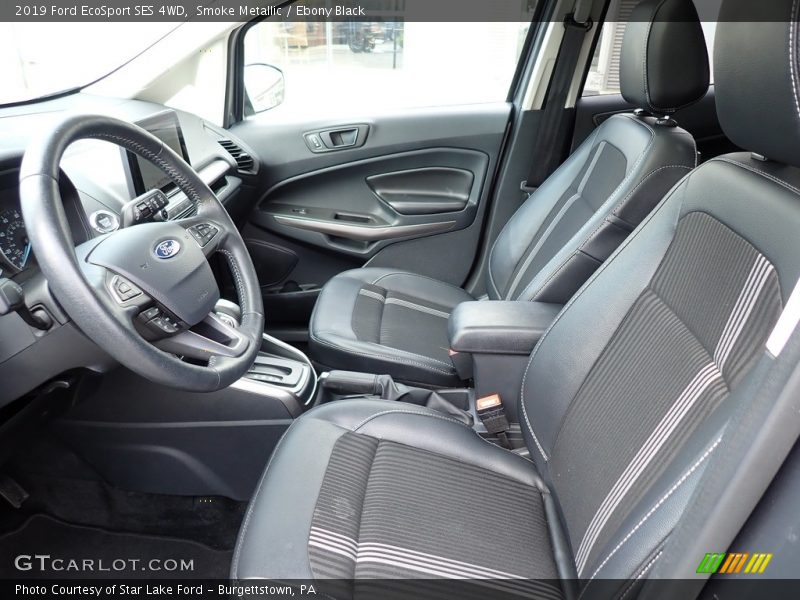 Smoke Metallic / Ebony Black 2019 Ford EcoSport SES 4WD