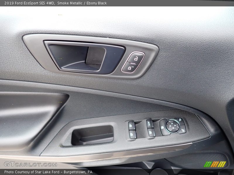 Smoke Metallic / Ebony Black 2019 Ford EcoSport SES 4WD