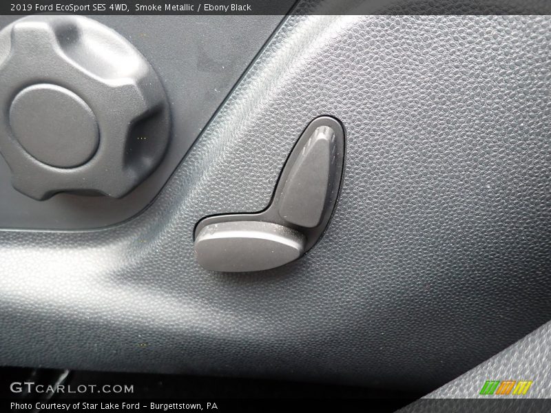 Smoke Metallic / Ebony Black 2019 Ford EcoSport SES 4WD